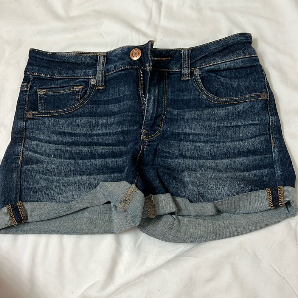 American Eagle Midi Jean shorts